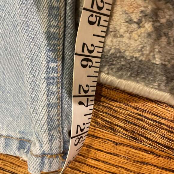 Calvin Klein Womens High Waisted Straight Leg Light 90s LOOSE - Picture 5 of 7